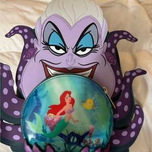 Loungefly Purple and Blue Little Mermaid Backpack
